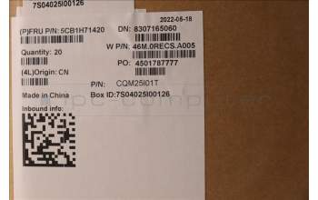 Lenovo 5CB1H71420 COVER LCD Cover W 82R9 CG 2.2K