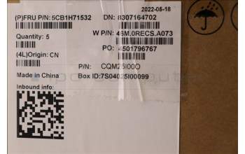 Lenovo 5CB1H71532 COVER Upper Case ASM_JPN W 82R9 SG