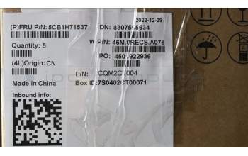 Lenovo 5CB1H71537 COVER Upper Case ASM_SPA W 82R9 CG BL