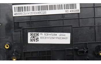 Lenovo 5CB1H72354 COVER Upper Case ASM_SPA W 82R9 SB BL