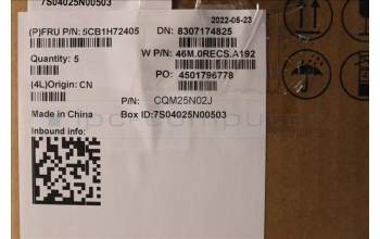 Lenovo 5CB1H72405 COVER Upper Case ASM_SWS W 82R9 SB