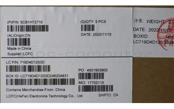Lenovo 5CB1H72710 COVER Upper Case ASM_POR L82RM AG_NFP
