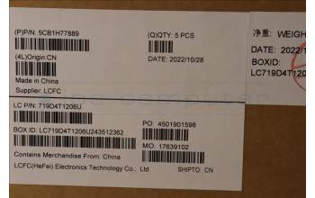 Lenovo 5CB1H77889 COVER Upper Case ASM_SPA L82RK FP AB N