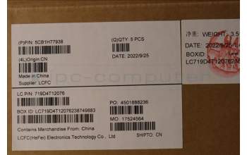 Lenovo 5CB1H77938 COVER Upper Case ASM_POR L82RK FP AG BL