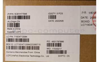 Lenovo 5CB1H77948 COVER Upper Case ASM_USA ENG L82RKFPAGBL