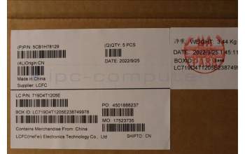 Lenovo 5CB1H78129 COVER Upper Case ASM_EURO ENG L82RKFPAGN