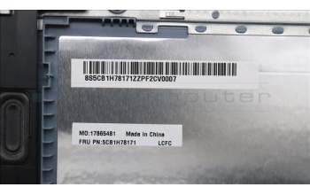 Lenovo 5CB1H78171 COVER Upper Case ASM_SPA L82RK FP MB N