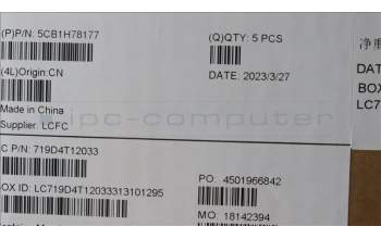 Lenovo 5CB1H78177 COVER Upper Case ASM_KOR L82RK FP MB N
