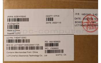 Lenovo 5CB1H78243 COVER Upper Case ASM_FRA L82RK NFP AB N