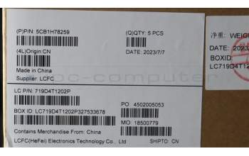 Lenovo 5CB1H78259 COVER Upper Case ASM_FRA/ARA L82RKNFPABN