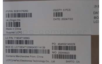 Lenovo 5CB1H78260 COVER Upper Case ASM_UKR L82RK NFP AB N