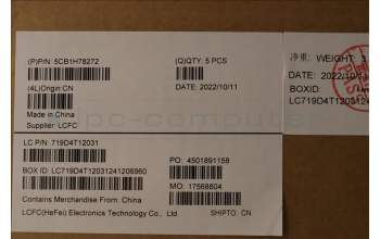 Lenovo 5CB1H78272 COVER Upper Case ASM_GER L82RK NFP AG BL