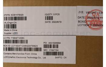 Lenovo 5CB1H78320 COVER Upper Case ASM_BUL L82RK NFP AG N