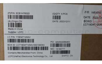 Lenovo 5CB1H78322 COVER Upper Case ASM_FRA/ARA L82RKNFPAGN