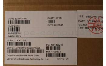 Lenovo 5CB1H78330 COVER Upper Case ASM_ENG L82RK NFP MB BL