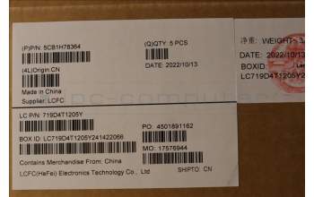 Lenovo 5CB1H78364 COVER Upper Case ASM_THAI L82RK NFP MB N