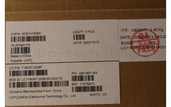 Lenovo 5CB1H78365 COVER Upper Case ASM_POR L82RK NFP MB N