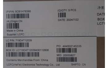 Lenovo 5CB1H78388 COVER Upper Case ASM_UKR L82RK NFP MB N