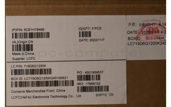 Lenovo 5CB1H78466 COVER Upper Case ASM_GER L82RE SG WH