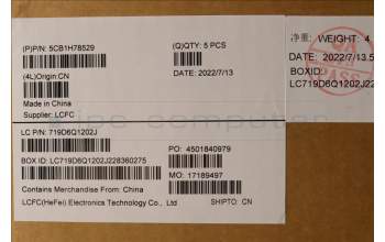 Lenovo 5CB1H78529 COVER Upper Case ASM_HBW L82RE SG RGB