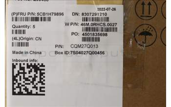 Lenovo 5CB1H79896 COVER Upper Case ASM_HBW W 82R7 SG BL