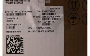 Lenovo 5CB1H79898 COVER Upper Case ASM_NORDIC W 82R7 SG BL
