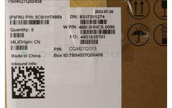 Lenovo 5CB1H79959 COVER Upper Case ASM_HBW W 82R7 CG BL