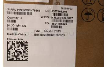 Lenovo 5CB1H79966 COVER Upper Case ASM_EURO ENGW82R7 CG BL