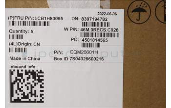 Lenovo 5CB1H80095 COVER Upper Case ASM_NORDIC W 82RA SG