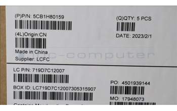 Lenovo 5CB1H80159 COVER Upper Case ASM_FRA/ENG L82TU BU_BK