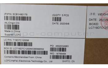 Lenovo 5CB1H80176 COVER Upper Case ASM_TC L82TU BU_BK