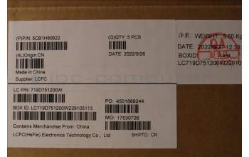 Lenovo 5CB1H80622 COVER Upper Case ASM_THAI L82TV IG_IMR