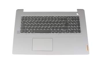 5CB1H80740 original Lenovo clavier incl. topcase DE (allemand) noir/gris avec rétro-éclairage