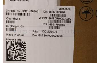 Lenovo 5CB1H80883 COVER Upper Case ASM_USA ENG W82R8 SG