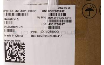 Lenovo 5CB1H80891 COVER Upper Case ASM_FRA/ENG W82R8 SG