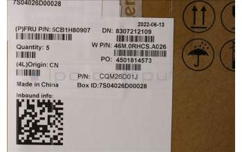 Lenovo 5CB1H80907 COVER Upper Case ASM_SWS W 82R8 SG