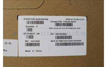 Lenovo 5CB1H81094 COVER UpperCaseASM_UKR C82SH CloBL