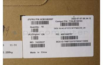 Lenovo 5CB1H82097 COVER UpperCaseASM_UKE C82SH StoBL