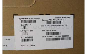 Lenovo 5CB1H88680 COVER Upper Case ASM_ITA C21DL MGBL