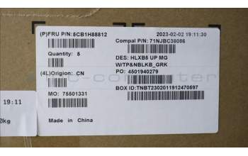 Lenovo 5CB1H88812 COVER Upper Case ASM_GRE C21DL MGNBL