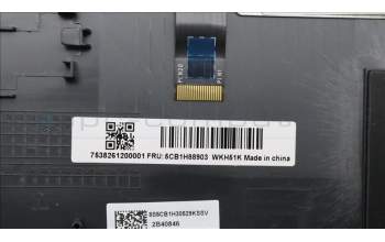 Lenovo 5CB1H88903 COVER UpperCaseASM_FRA/ARA C82S9RGB BLA
