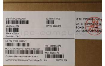 Lenovo 5CB1H92109 COVER Upper Case ASM_UKR L82QD NFPCG