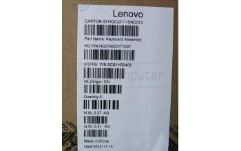Lenovo 5CB1H95408 COVER Upper Case ASM_FRA H 82SK CLGY UMA