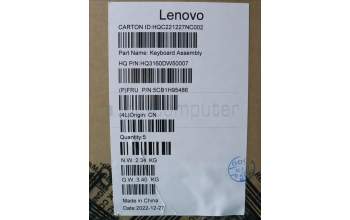 Lenovo 5CB1H95486 COVER Upper Case ASM_POR H 82SK STGY UMA