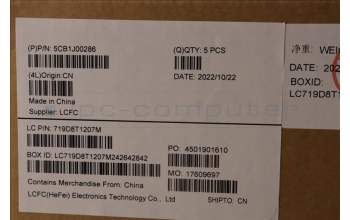 Lenovo 5CB1J00286 COVER Upper Case ASM_FRAL82SFFP_AB_NB_ML