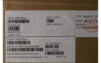 Lenovo 5CB1J00378 COVER Upper Case ASM_ENGL82SFFP_CG_BL_PC