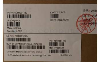 Lenovo 5CB1J01152 COVER Upper Case ASM_HBWL82SFFP_SG_BL_ML