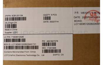 Lenovo 5CB1J01154 COVER Upper Case ASM_HUNL82SFFP_SG_BL_ML