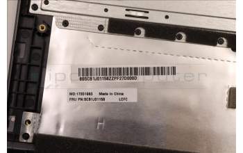 Lenovo 5CB1J01158 COVER Upper Case ASM_KORL82SFFP_SG_BL_ML