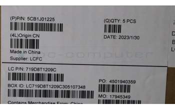 Lenovo 5CB1J01225 COVER Upper Case ASM_PORL82SFFP_SG_NB_ML